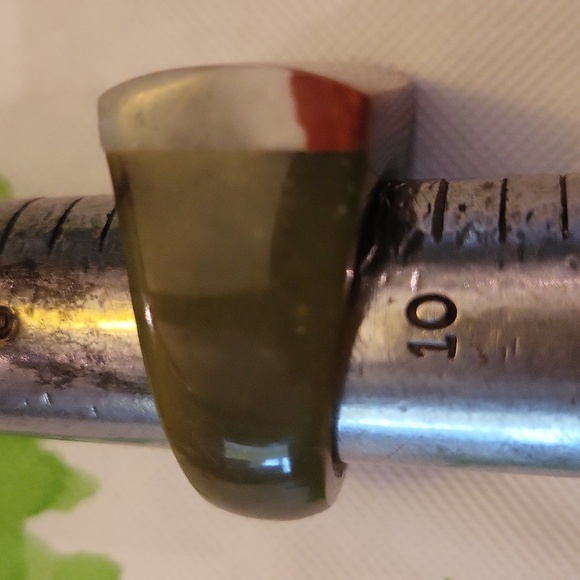 Size 10 Agate Ring - Picture 3 of 4